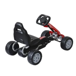 HOMCOM Go-Kart Für Kinder Tretfahrzeug Tretauto Kinderfahrzeug Mit Pedalen 4 Räder Metall + Kunststoff Rot Etwa 3 Jahre 13 HOMCOM Go-Kart Für Kinder Tretfahrzeug Tretauto Kinderfahrzeug Mit Pedalen 4 Räder Metall + Kunststoff Rot Etwa 3 Jahre -Homcom 0032a2e5069f2ff86cbca75f416b0919