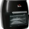 HOMCOM Heißluftfritteuse 11 L 1800W Mit 8 Menüs Zubehör Backofen Dehydrator Barbecue Für Gesundes ölfreies Fettarmes Kochen Stahl Schwarz 32 X 35,6 X 37,9 Cm 2 HOMCOM Heißluftfritteuse 11 L 1800W Mit 8 Menüs Zubehör Backofen Dehydrator Barbecue Für Gesundes ölfreies Fettarmes Kochen Stahl Schwarz 32 X 35,6 X 37,9 Cm -Homcom 0173536b34b242c7c96b4fc1ec3daeba