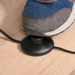 HOMCOM Stehlampe Industriestil Standleuchte Stehleuchte Sockel E27 Für Schlafzimmer Esszimmer Stahl Marmor Schwarz Ø25 X 152H Cm -Homcom 0a378c843f507b0406770c515b0403f9