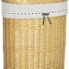 HOMCOM Wäschekorb Aus Weide Weidenrute Wäschebox Wäschesammler Geflochten Mit Deckel Natur 100L 51 X 38 X 57 Cm -Homcom 0a4ae1d82effd61ee5e188e923597bf2