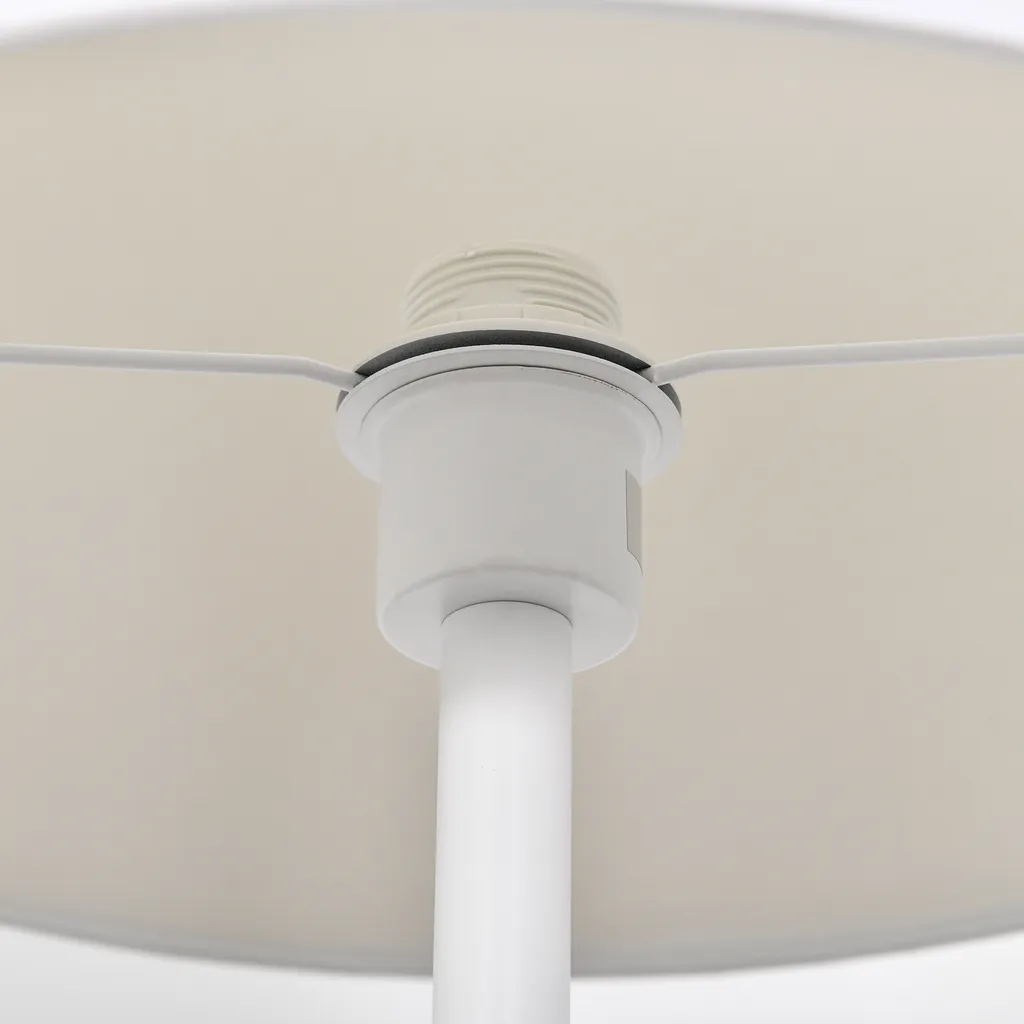 HOMCOM Stehlampe Stehleuchte Mit 3 Drehbaren Etagen Elegant Klassisch Für Wohnzimmer Schlafzimmer Büro Stahl Gummiholz T/C-Gewebe Marmor Weiß+Natur 38 X 38 X 155 Cm 9 HOMCOM Stehlampe Stehleuchte Mit 3 Drehbaren Etagen Elegant Klassisch Für Wohnzimmer Schlafzimmer Büro Stahl Gummiholz T/C-Gewebe Marmor Weiß+Natur 38 X 38 X 155 Cm – Bild 7