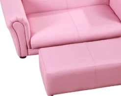 HOMCOM Kindersessel Mit Fußhocker, Kindercouch Mit Hocker, Kindersofa, Sofa Sessel, Rosa -Homcom 0f5950c5b50577b8df3a83f113c2c6e5