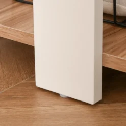 HOMCOM Eckschreibtisch Schreibtisch Computertisch Winkel Staufach Büro Walnuss 136,2 X 130,4 X 72cm -Homcom 102841cd05b61aa8bbd9b58559f962b8