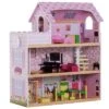 HOMCOM Kinder Puppenhaus Mit Möbeln 2 HOMCOM Kinder Puppenhaus Mit Möbeln -Homcom 12273652 01