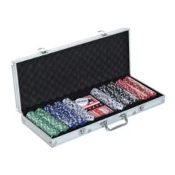 HOMCOM Pokerkoffer Inklusive Pokerset -Homcom 12524178 04