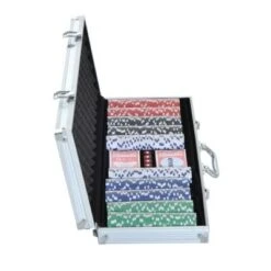 HOMCOM Pokerkoffer Inklusive Pokerset -Homcom 12524178 05