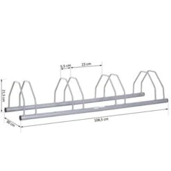 HOMCOM Aufstellständer Bis Zu 4 Fahrräder 12 HOMCOM Aufstellständer Bis Zu 4 Fahrräder -Homcom 12524190 05