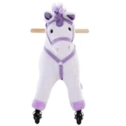 HOMCOM Plüsch-Einhorn Auf Rollen -Homcom 13492750 04