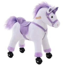 HOMCOM Plüsch-Einhorn Auf Rollen -Homcom 13492750 06