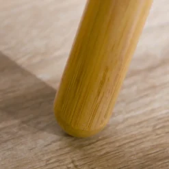 HOMCOM Stehlampe Stehleuchte Standleuchte Mit Bambus Holz-Stativ Modern Künstlerisch Für Das Wohnzimmer Schlafzimmer PVC ABS 67x 67 X 154 Cm -Homcom 138ef2b4c08f19943231796d49556f08