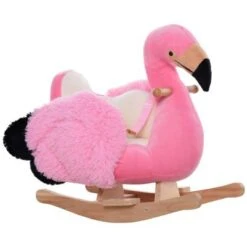 HOMCOM Kinder Schaukeltier Als Flamingo 11 HOMCOM Kinder Schaukeltier Als Flamingo -Homcom 14323803 05