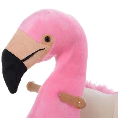 HOMCOM Kinder Schaukeltier Als Flamingo 7 HOMCOM Kinder Schaukeltier Als Flamingo – Bild 6