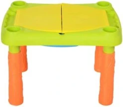 HOMCOM Kinder Sandkastentisch Mit 16-tlg. Zubehör -Homcom 15288000 04