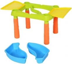 HOMCOM Kinder Sandkastentisch Mit 16-tlg. Zubehör -Homcom 15288000 05