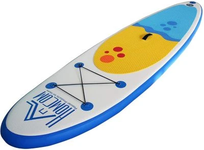 HOMCOM Aufblasbares Surfbrett Mit Paddel 2 HOMCOM Aufblasbares Surfbrett Mit Paddel