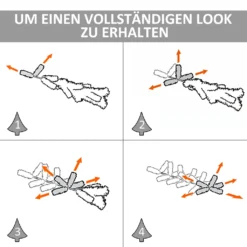 HOMCOM Weihnachtsbaum 1,5 M Christbaum Kunsttanne 294 Äste Zerlegbar PVC Grün ∅46 X 150 Cm 15 HOMCOM Weihnachtsbaum 1,5 M Christbaum Kunsttanne 294 Äste Zerlegbar PVC Grün ∅46 X 150 Cm -Homcom 15c7cc475d74c31fed02d35e58692afd