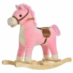 HOMCOM Kinder Schaukelpferd Mit Tiergeräusche 13 HOMCOM Kinder Schaukelpferd Mit Tiergeräusche -Homcom 16680286 06