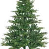 HOMCOM Künstlicher Weihnachtsbaum 210 Cm Mit 2551 Astspitzen Christbaum Tannenbaum Mit Standfuß Flammhemmend PVC PE Metall Grün