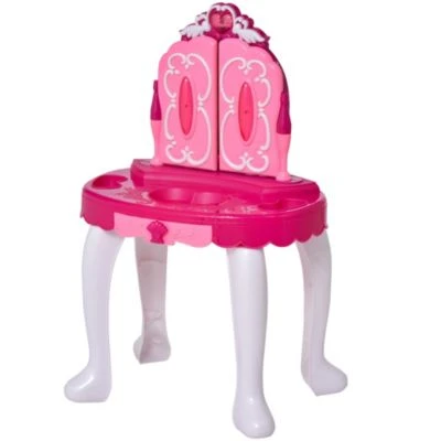 HOMCOM Kinderschminktisch Mit Spiegel Und Musik 7 HOMCOM Kinderschminktisch Mit Spiegel Und Musik – Bild 5