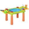 HOMCOM Kinder Sand- Und Wasserspieltisch Matschtisch Kinder Outdoor Spieltisch Outdoor Kinder Sandtisch Mit 16-tlg. Zubehör, Spieltisch, Strandspielzeug, Ab 3 Jahren, PP, 99,5 X 49 X 48 Cm -Homcom 18103889 1