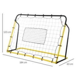 HOMCOM Fußballnetz Für Mehrere Ballsportarten, 184 X 63 X 123 Cm -Homcom 18238314 04