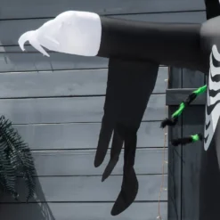 HOMCOM Halloween Deko Geister Skelett Aufblasbares Gespenst Mit Weißen LEDs Geist Halloween Lichter Mit Gebläse 140 X 105 X 270 Cm 19 HOMCOM Halloween Deko Geister Skelett Aufblasbares Gespenst Mit Weißen LEDs Geist Halloween Lichter Mit Gebläse 140 X 105 X 270 Cm -Homcom 187d72e728b9ec70dd26362b8fcc501b