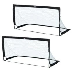 HOMCOM Fußballtor Im 2er Set, 186 X 90 X 89 Cm