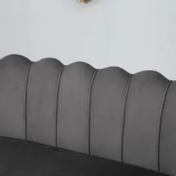 HOMCOM 2-Sitzer Stoffsofa Zweisitzer Loungesofa Mit Weichen Und Großzügigen Kissen Polstersofa Sitzmöbel Polstermöbel Designsofa Elegant Samt Polyester Grau 130 X 63 X 73 Cm 16 HOMCOM 2-Sitzer Stoffsofa Zweisitzer Loungesofa Mit Weichen Und Großzügigen Kissen Polstersofa Sitzmöbel Polstermöbel Designsofa Elegant Samt Polyester Grau 130 X 63 X 73 Cm -Homcom 1967ea4394d297791fdd0cbcb1948577