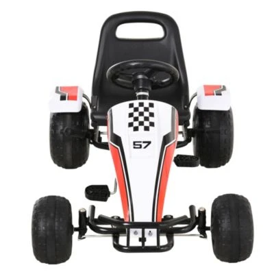 HOMCOM Kinder Go-Kart Mit Handbremse 6 HOMCOM Kinder Go-Kart Mit Handbremse – Bild 4