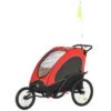 HOMCOM 2 In 1 Fahrradanhänger Für 2 Kinder 1 HOMCOM 2 In 1 Fahrradanhänger Für 2 Kinder -Homcom 20288678 01
