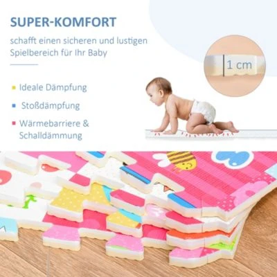 HOMCOM Puzzlematte 16-teilig 7 HOMCOM Puzzlematte 16-teilig – Bild 5