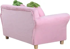 HOMCOM Kindersofa Kindersessel Sofa Couch Kinder Stuhl Kinderzimmer Softsofa Doppelsofa Einzelsofa(Erdbeersofa) -Homcom 206a2830dc6c350534ebf39978067e6b