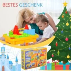 HOMCOM Kinder Sandspielzeug Burgthema -Homcom 20944545 04