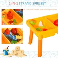 HOMCOM Kinder Sandspielzeug Burgthema -Homcom 20944545 06