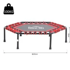 HOMCOM Fitness-Trampolin Für Yoga -Homcom 22721389 05