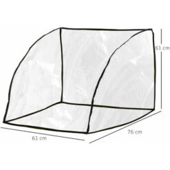 HOMCOM Regenschutz Für Kinderanhänger Regenüberzug -Homcom 22877383 2