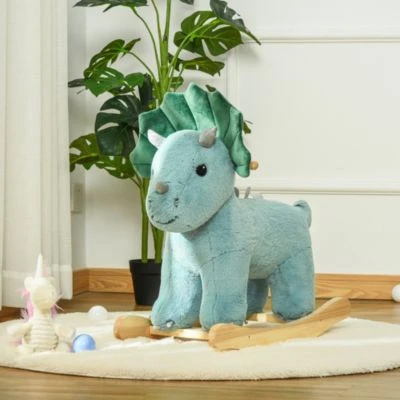 HOMCOM Schaukeltier Spielzeug, Triceratops, Wal 7 HOMCOM Schaukeltier Spielzeug, Triceratops, Wal – Bild 5