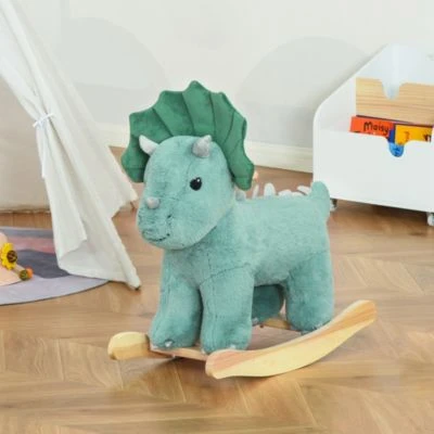 HOMCOM Schaukeltier Spielzeug, Triceratops, Wal 8 HOMCOM Schaukeltier Spielzeug, Triceratops, Wal – Bild 6