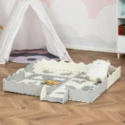 HOMCOM Puzzlematte Mit 2 In 1 Funktion 11 HOMCOM Puzzlematte Mit 2 In 1 Funktion -Homcom 22912577 04