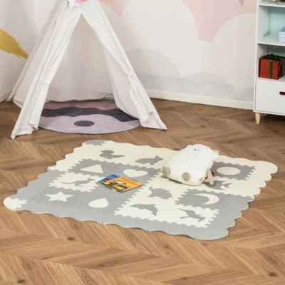 HOMCOM Puzzlematte Mit 2 In 1 Funktion 7 HOMCOM Puzzlematte Mit 2 In 1 Funktion – Bild 5