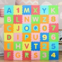 HOMCOM Puzzlematte Wasserabweisende Vorderseite, Leicht Mit Einem Feuchten Tuch Zu Reinigen, Perfekt Für Harte Böden, Ungeeignet Für Weiche Böden Wie Teppiche -Homcom 22912579 05