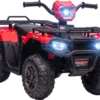 HOMCOM Elektro Kinderquad, Elektro-Quad Mit LED Und Musik, Elektroauto, Kinderfahrzeug Für Kinder Ab 3 Jahren, Kindermotorrad, Schwarz+Rot, 88 X 45 X 50 Cm 2 HOMCOM Elektro Kinderquad, Elektro-Quad Mit LED Und Musik, Elektroauto, Kinderfahrzeug Für Kinder Ab 3 Jahren, Kindermotorrad, Schwarz+Rot, 88 X 45 X 50 Cm -Homcom 22d16828573bc61fb505ca2943644b66