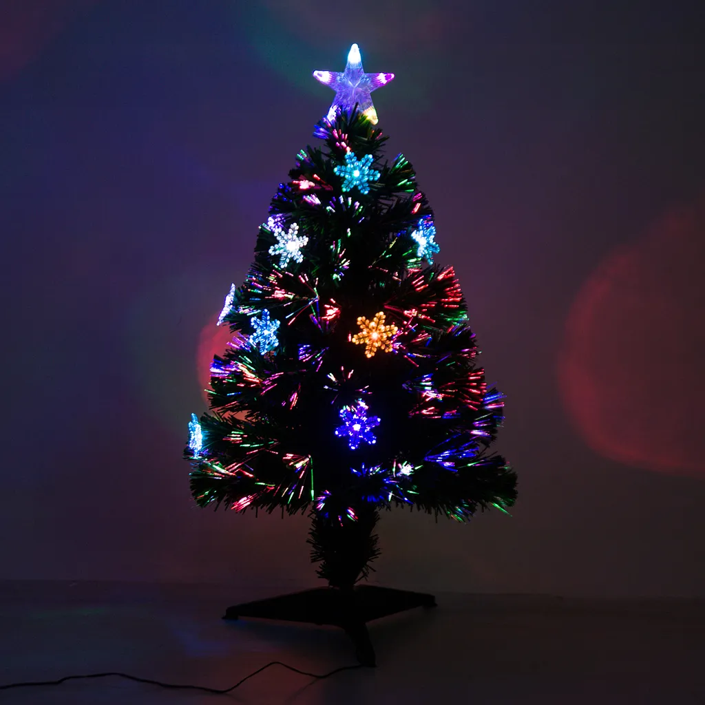 HOMCOM Weihnachtsbaum Christbaum Tannenbaum 12 LED-Lichter 90 Spitzen PVC Grün ∅45 X 90 Cm 5 HOMCOM Weihnachtsbaum Christbaum Tannenbaum 12 LED-Lichter 90 Spitzen PVC Grün ∅45 X 90 Cm – Bild 3