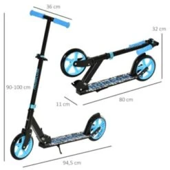 HOMCOM Kinderscooter Faltbar -Homcom 24237255 05