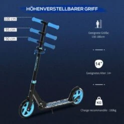 HOMCOM Kinderscooter Faltbar -Homcom 24237255 06