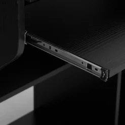 HOMCOM Computertisch Eckschreibtisch Winkelschreibtisch Schreibtisch Bürotisch PC Tisch Schwarz 80 X 48 X 76 Cm -Homcom 24d96e833c0d51c17007f805bef078cf