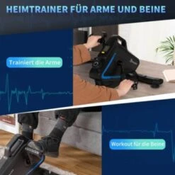 HOMCOM Mini Heimtrainer Mit Einstellbarem Widerstand 13 HOMCOM Mini Heimtrainer Mit Einstellbarem Widerstand -Homcom 26662424 06