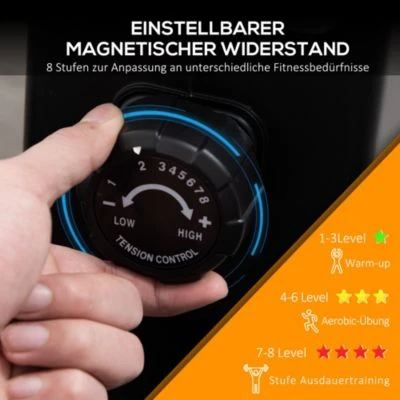 HOMCOM Rudertrainer Mit Display 8 HOMCOM Rudertrainer Mit Display – Bild 6