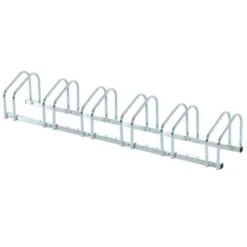 HOMCOM Fahrradhalter Mit 6 Halterungen