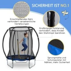 HOMCOM Trampoline Mit Sicherheitsnetz